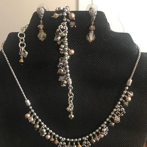 Brighton Necklace, Bracelet and Ear Rings